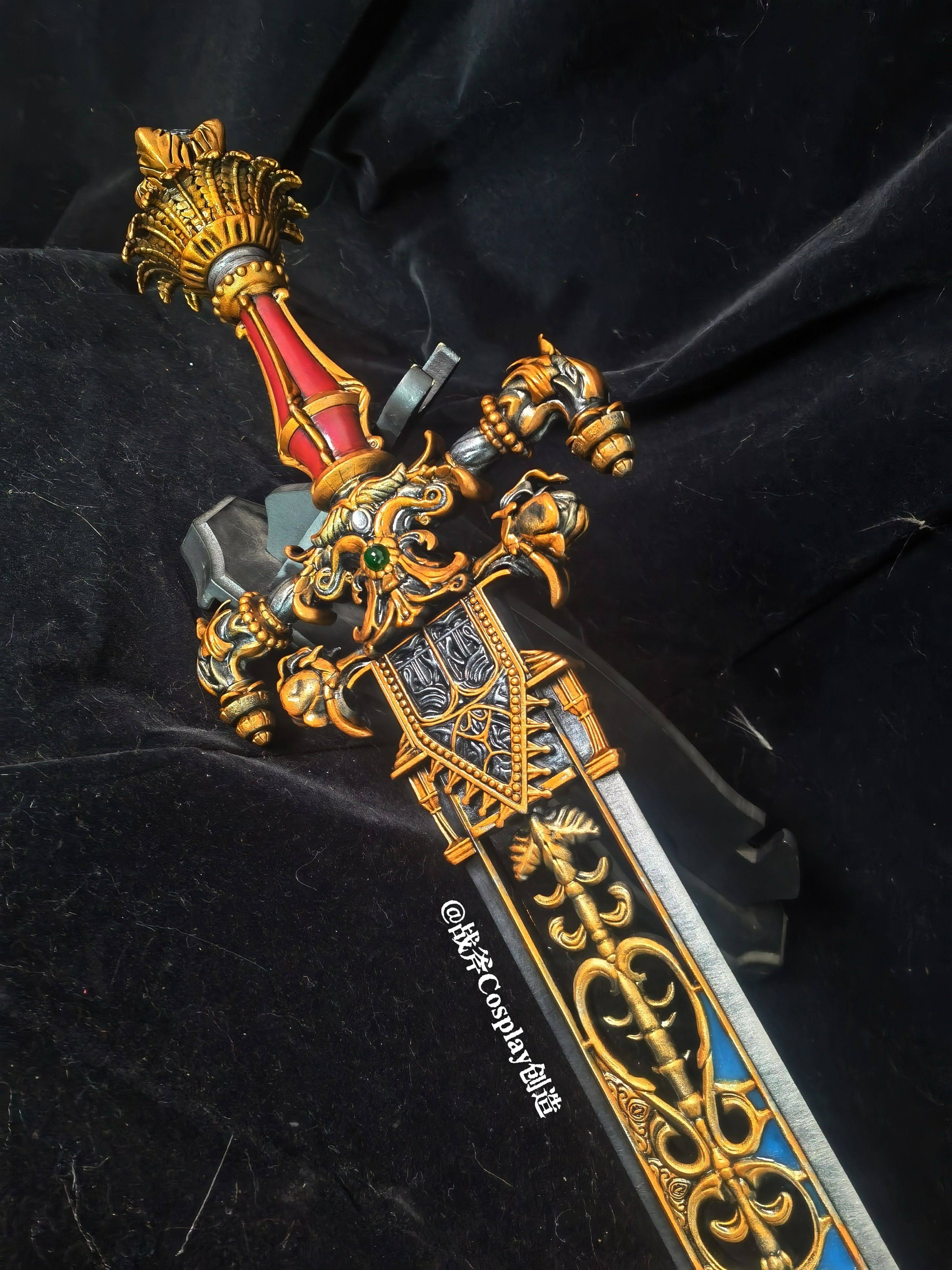 艾尔登法环 夜与火之剑 夜与火之歌 cos道具定制 战斧cosplay创造