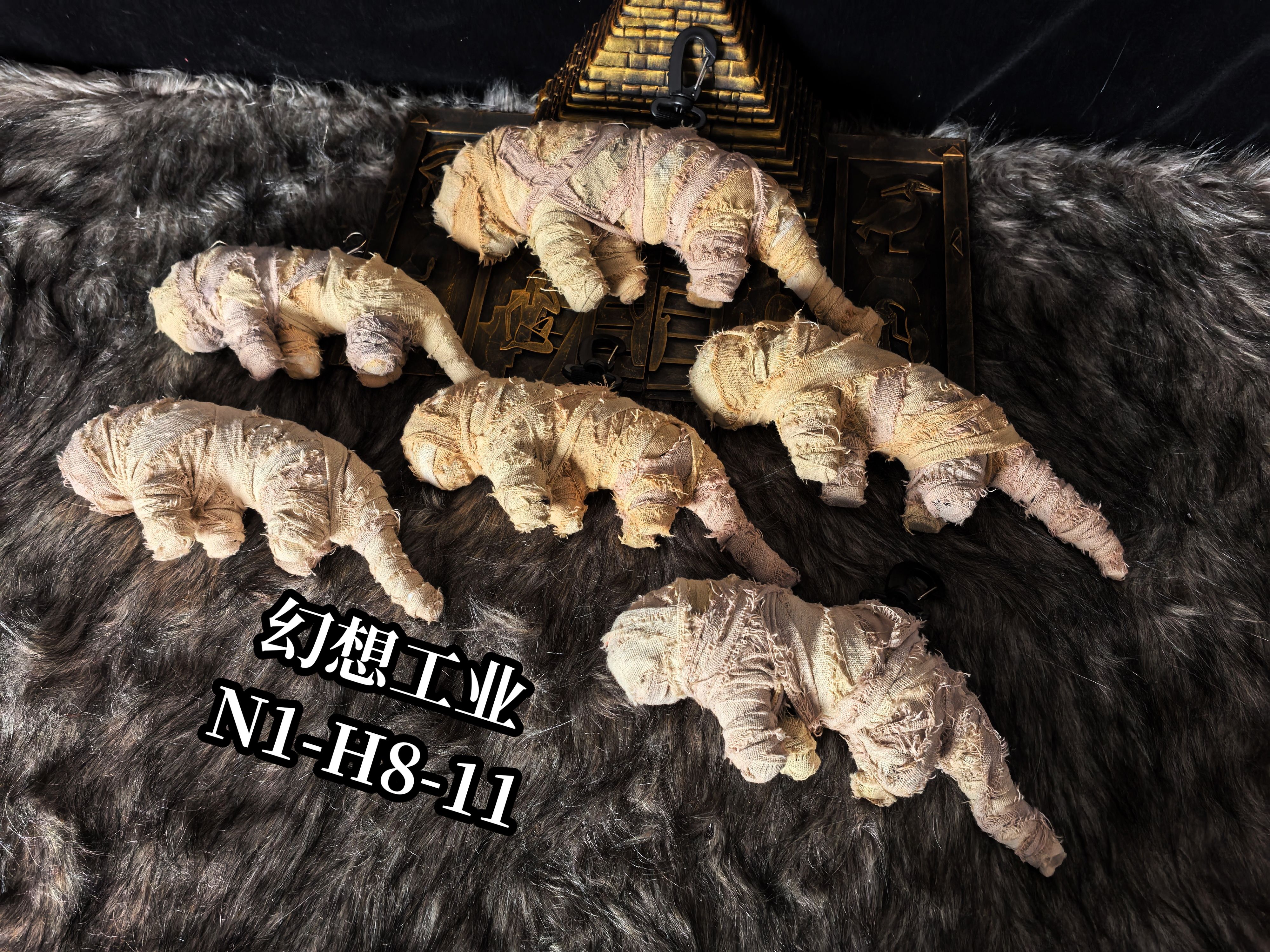 埃及小猫木乃伊造型香薰小摆件