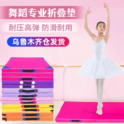 新疆包邮仰卧起坐垫学生专业体操舞蹈垫加厚折叠体能训练体操垫子