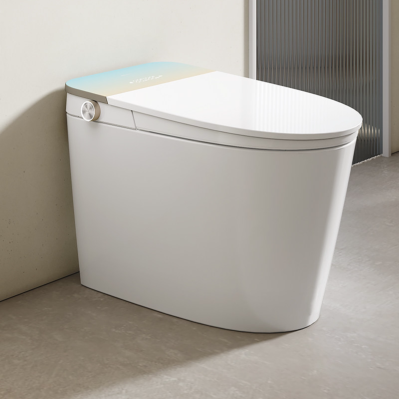 帝王洁具一体式全自动智能马桶虹吸翻圈盖泡沫坐便器可冲洗屁股