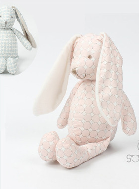SoftLife长耳兔婴儿安抚睡眠陪伴玩偶新生宝宝陪睡玩具可啃咬入口