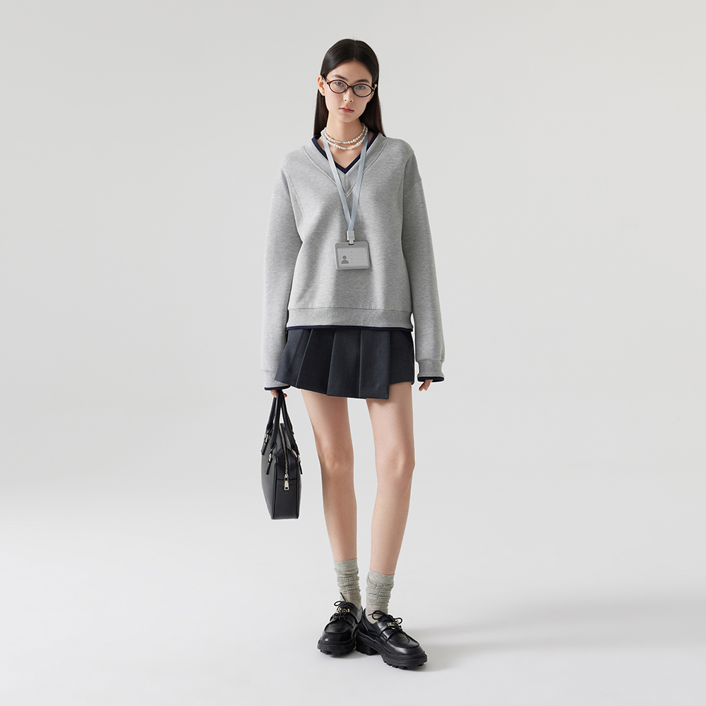 韩版时尚宽松遮肉显瘦百搭卫衣