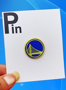 金属NBA火箭勇士篮球湖人帽子装饰品帽针珐琅徽章别针搪瓷胸针