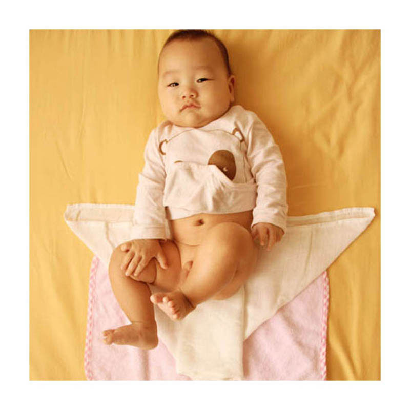 tomibaby纱布尿布尿片尿布兜可洗