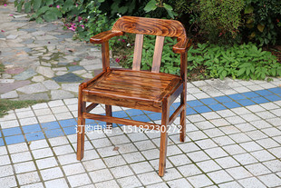 现代简约实木椅子饭店家用餐椅靠背休闲办公椅扶手椅木椅书桌椅