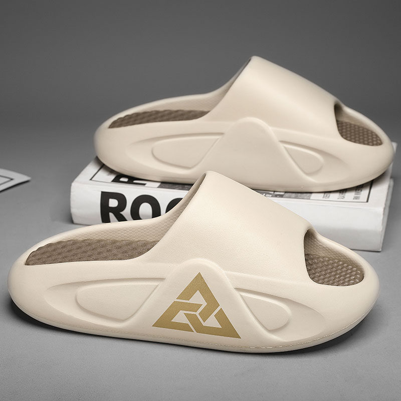 一字拖男夏季外穿网红拖鞋男踩屎感防滑海边沙滩运动凉拖厚底男款