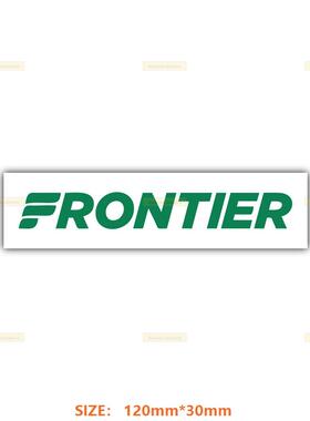 FONTIER边疆航空民航LOGO小号贴纸3M防水笔记本贴纸潮贴行李箱贴