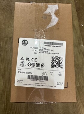 25B-D6P0N114 AB罗克韦尔变频器2.2kw/38拍前请询价