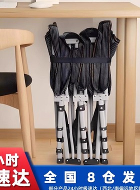 单人折叠床办公室午睡床午休躺椅家用简易陪护便携行军床午睡神器