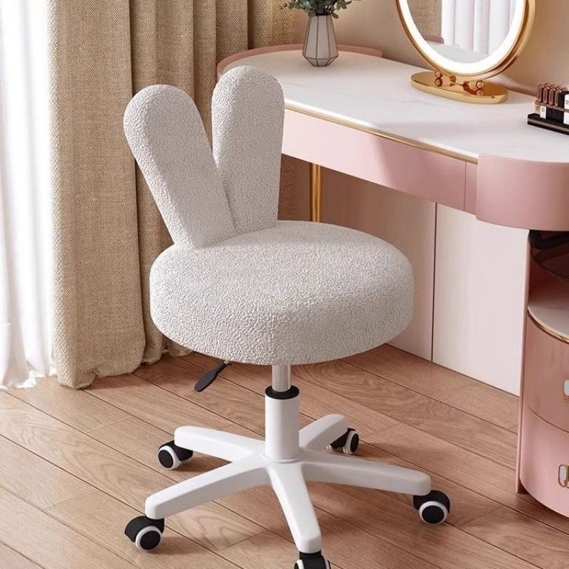 网红旋转家用卧室椅子女生滑轮电