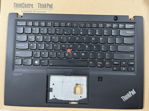 联想ThinkPadT14s Gen1 C壳掌托背光英文键盘指纹孔5M10Z54246