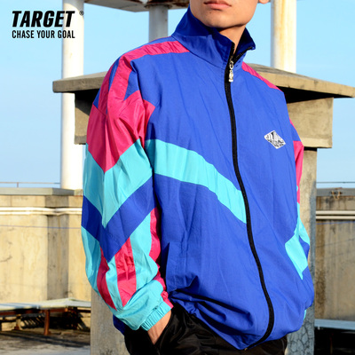 拼接玫红黑复古TARGETBBOY80s