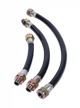 防爆挠性管穿线管黑色橡胶挠性管防爆穿线管不锈钢PVC