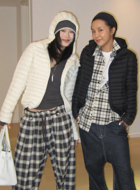 RARELY 正确版高品质可拆卸帽子立领正肩羽绒夹克 黑色/米白