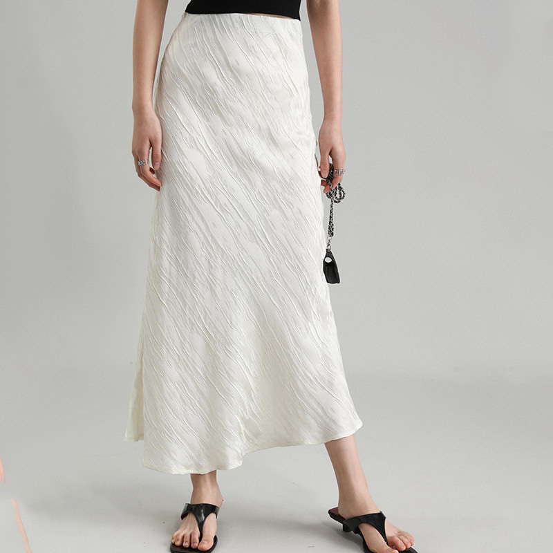 正确版FAN  進口提花醋酸抗皱显瘦高腰鱼尾中长款中式半身裙女,女装/女士精品,半身裙,淘宝优惠券,粉丝福利购,淘宝优惠卷