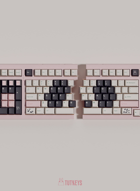 【现货】TUTKEYS土酱熊猫 键帽原厂热升华pbt磁轴可用