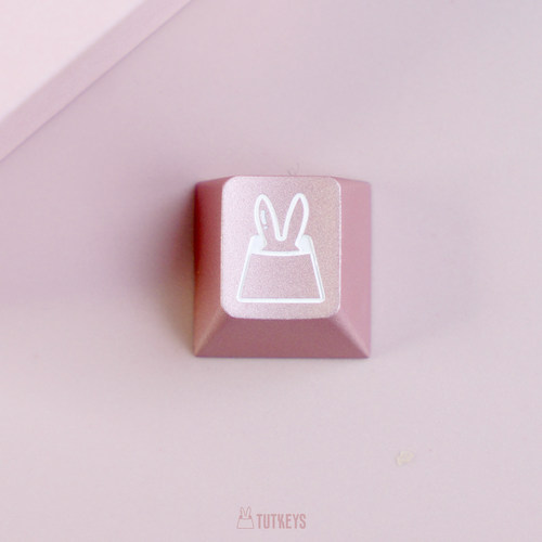 TUTKEYS原创铝合金兔子金属键帽