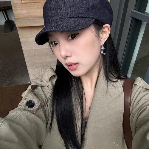 925耳针美拉德陶瓷小鸟杯子葫芦果实不对称耳坠创意复古古着文艺