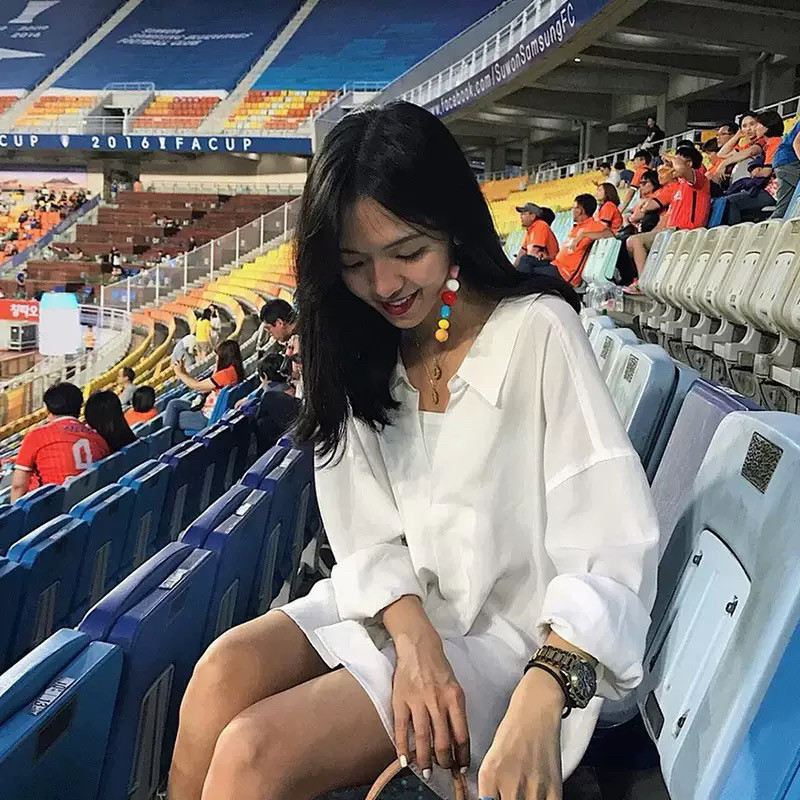 独家自制多巴胺欧美时尚新款七彩串珠个性独特无耳洞不对衬耳夹女