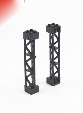 乐积儿兼容国产拼装积木配件 58827零件 2x2x10电线铁架塔支撑