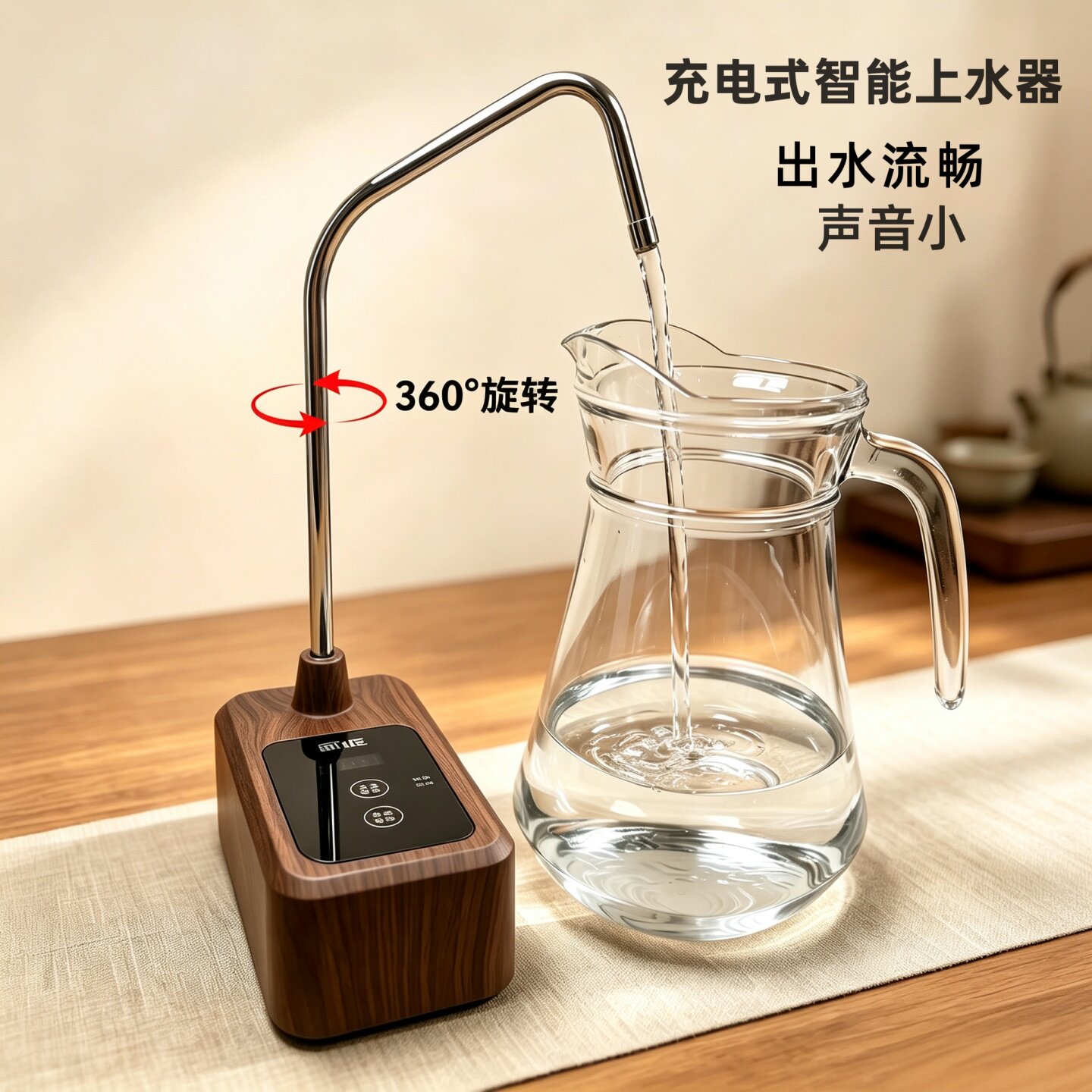 2026新款全自动抽水器泵家用水桶装水电动吸水器上水器台面桌面式