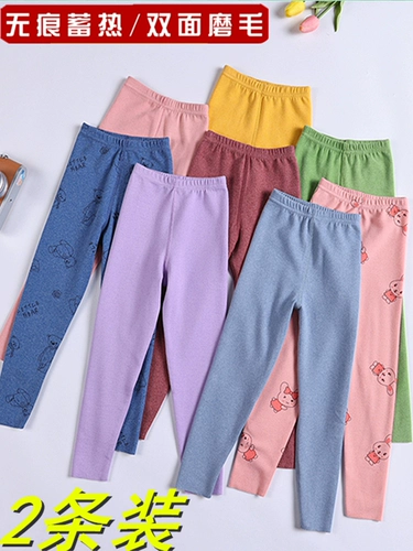 Детские удерживающие тепло бархатные штаны для мальчиков, утепленное бархатное термобелье, подходит для подростков