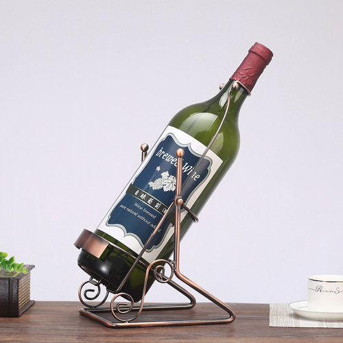 【包邮】大号5升酒架欧式3升红酒架铁艺葡萄酒架装饰酒摆件3L5L - 封面