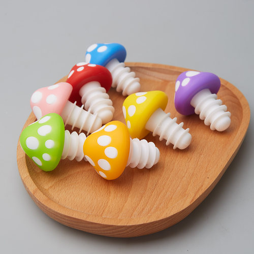 食品级硅胶红酒塞蘑菇香槟塞创意葡萄酒瓶塞家用洋酒塞啤酒塞子