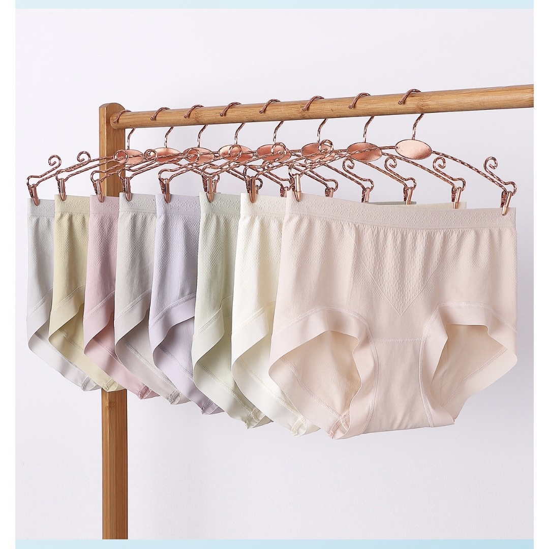 买3送1冰爽丝柚皮素内裤轻薄透气抑菌无缝中腰裸感女三角8208