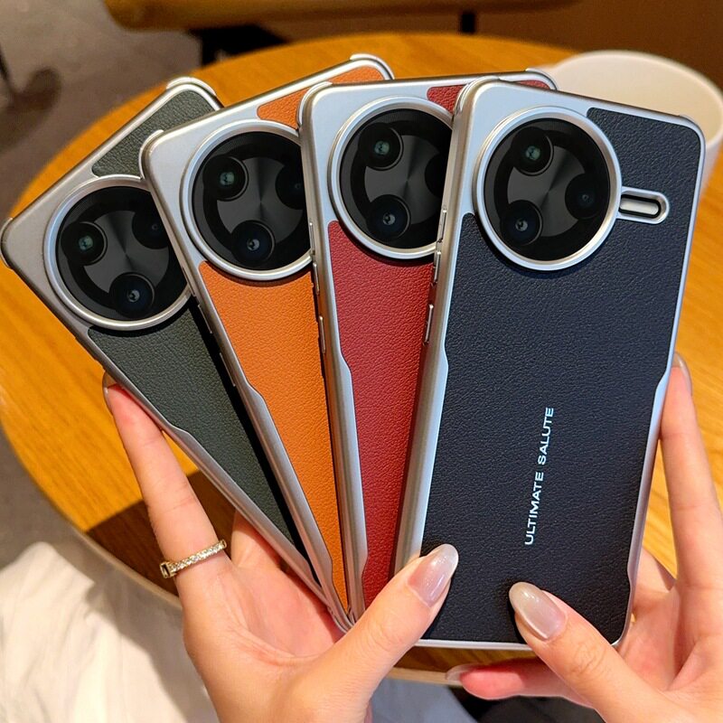 红米K80磁吸皮质手机壳