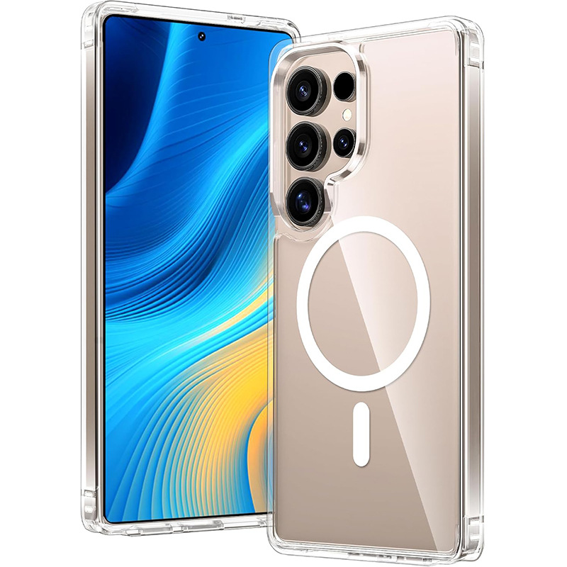 适用新款三星S26Ultra透明磁吸壳