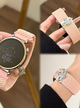 适用于华为GT5手表gt4表带西太后磁吸扣watch432pro尼龙编织三星