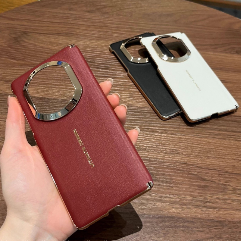 适用华为MateX7磁吸防摔素皮壳