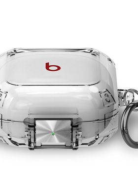 适用魔音Beats fit pro蓝牙耳机锁扣透明新款软套全包防摔TPU保护壳