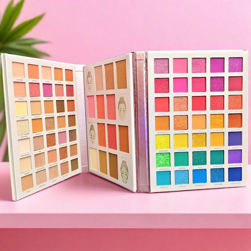 新款82色折叠眼影书珠光哑光亮片腮红修容高光一体彩妆盘舞台COS,彩妆/香水/美妆工具,眼影,淘宝优惠券,粉丝福利购,淘宝优惠卷