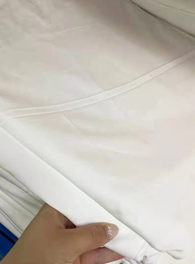 二手8成新床单酒店公寓民宿纯棉/涤棉纯白条纹贡缎提花床单