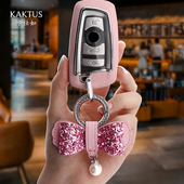 高级感蝴蝶结锁匙扣网红个性 新款 汽车钥匙扣女款 钥匙圈女神挂件