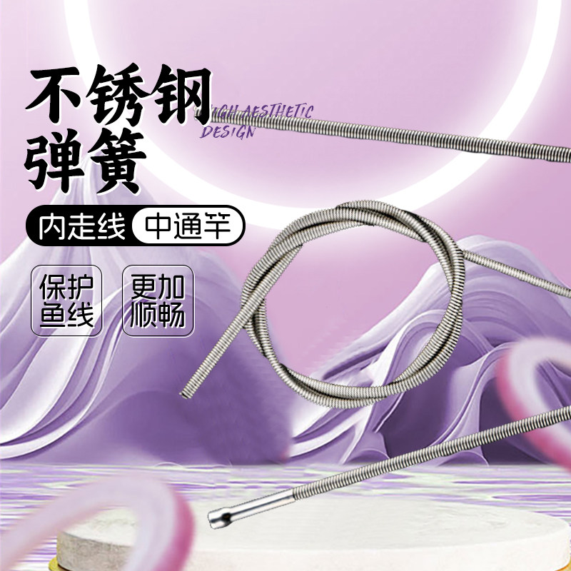 不锈钢弹簧diy改装内走线中通