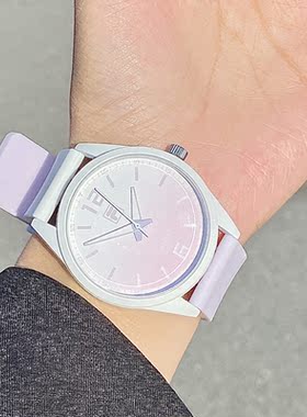 fila斐乐手表女生初高中学生情侣表石英硅胶果冻表男士正品6485