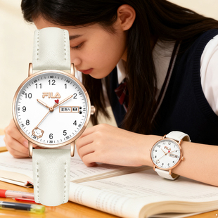 FILA斐乐手表女款 石英表闺蜜生日送礼6739 学生初高中静音考试时尚