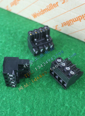 原装 魏德米勒 BLZP 5.00HC/04/180 AU BK BX 117289 接线端子
