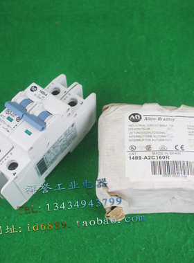 原装 AB罗克韦尔 Allen-Bradley 1489-A2C160R 断路器16A 480V 2P