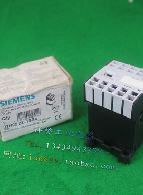 原装 SIEMENS 西门子 3TH20 22-1BB4 接触器 230V AC 2NO+2NC