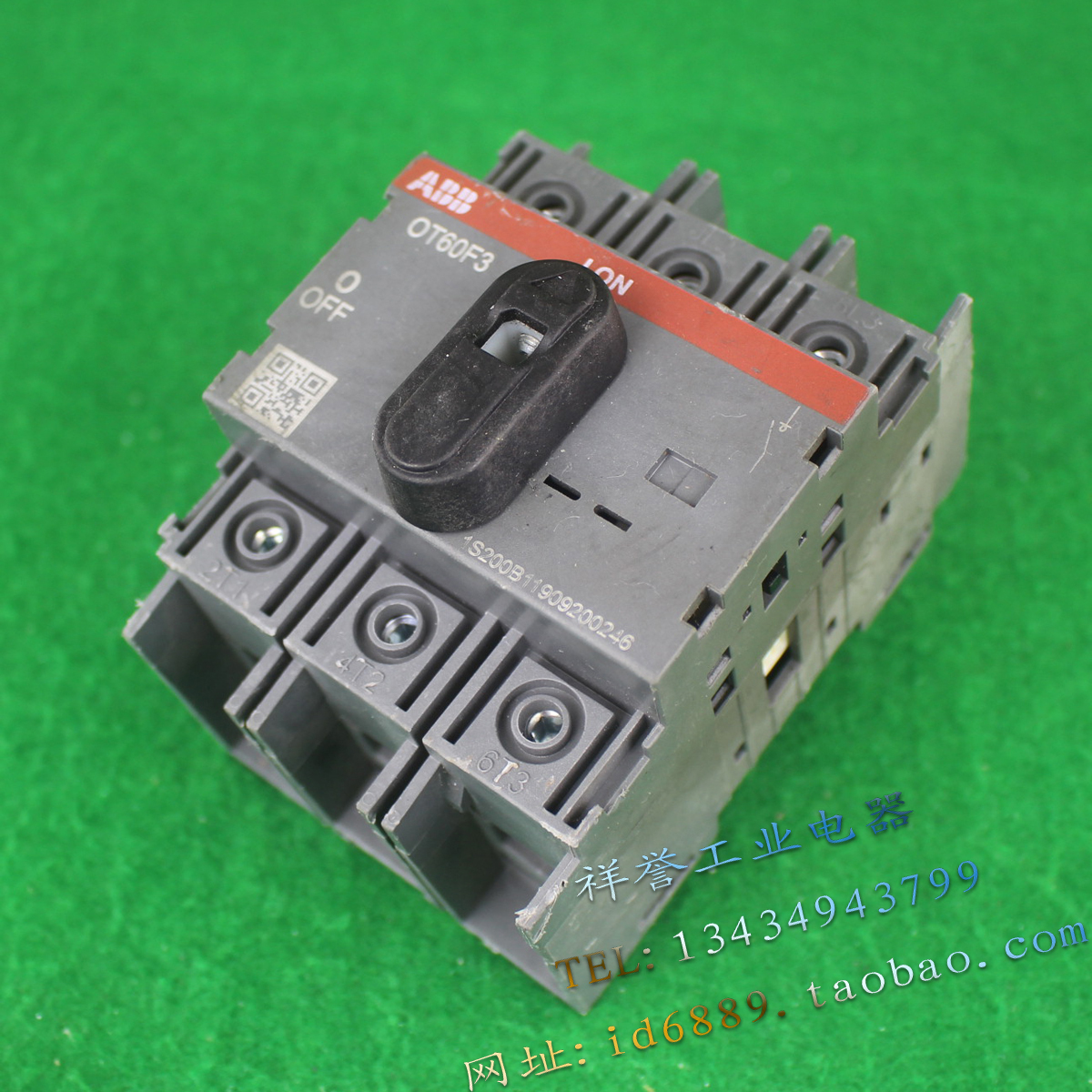 瑞士 进口 ABB OT60F3 OT系列隔离开关  三极