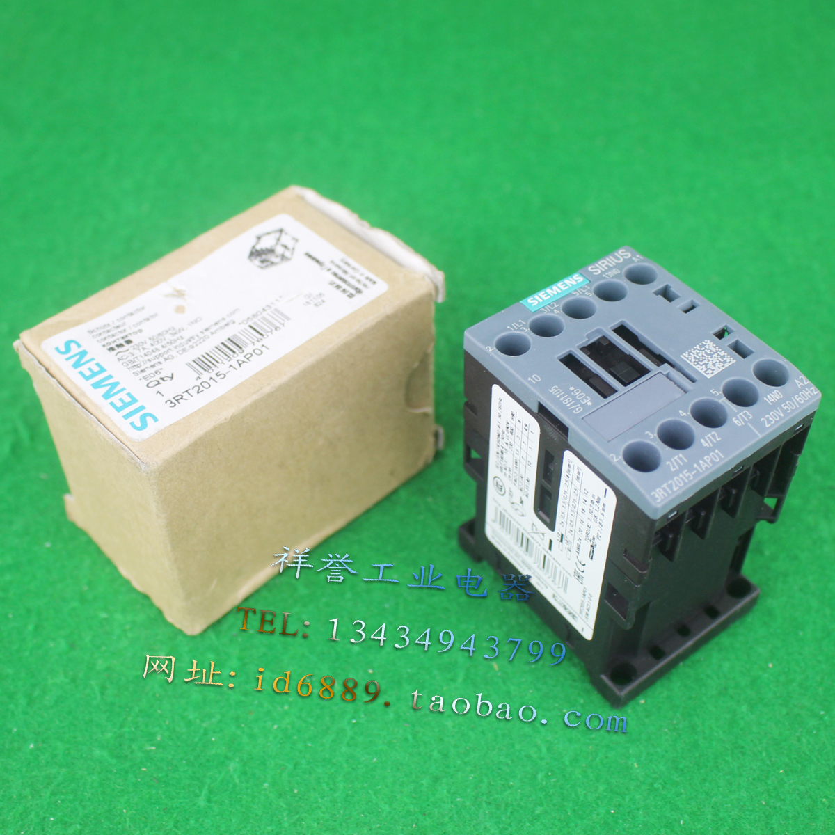 全新原包装 德国 进口 SIEMENS 3RT2015-1AP01 接触器 230VAC