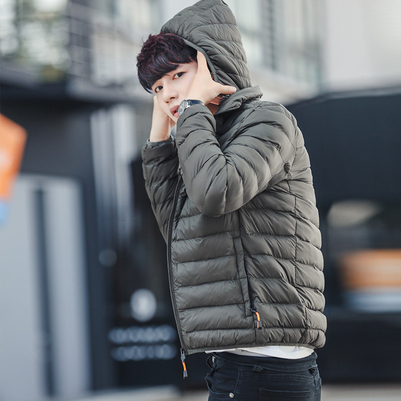 2021 Autumn and winter new pattern man Light and thin Down Cotton have cash less than that is registered in the accounts Self cultivation leisure time Hooded cotton-padded jacket keep warm cotton-padded clothes coatin the Men's clothing, Cotton  category - from Buy2taobao.com to provide professional Taobao agent buy service