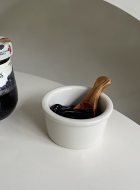 a little swallow 乳白色Tuxton蘸料碗酱料碗牛油盅