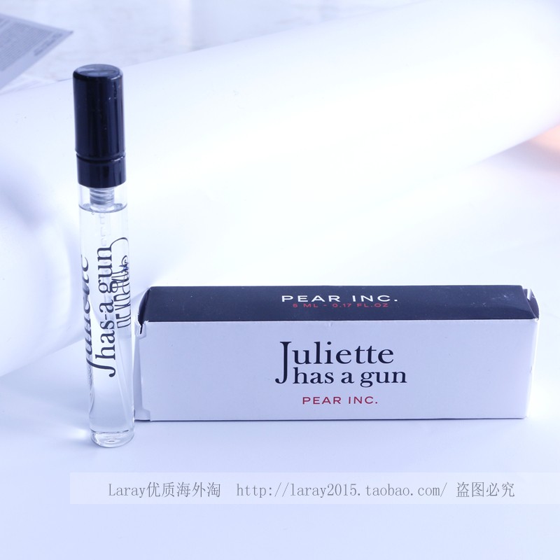 现货 正品配枪茱丽叶Pear 梨子女士香水香氛 小众不撞香男女用5ml