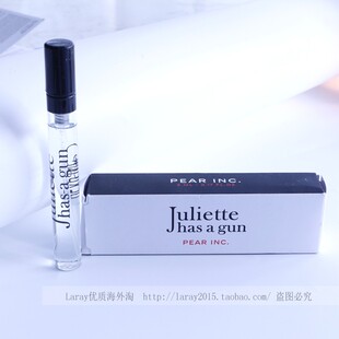现货 正品配枪茱丽叶Pear 梨子女士香水香氛 小众不撞香男女用5ml