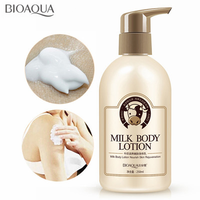 women Milk Body Lotion Whitening Cream 牛奶身体乳润肤露250ml